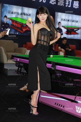 齐刘海的小姐姐原图+单反视频-25广州台球展