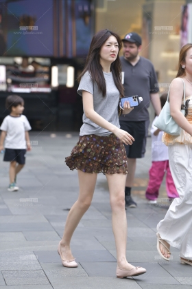 平底鞋花式百褶裙 250617-85