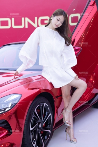 LB255-99P 成都车展-高颜值小仙女的极品美腿玉足