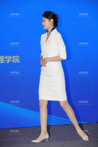 物业案场轻熟礼仪肉丝美腿细高跟