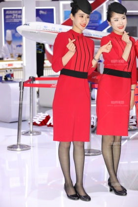 川航空姐黑si高挑美腿高跟