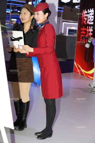 国航空姐端庄大气厚黑丝