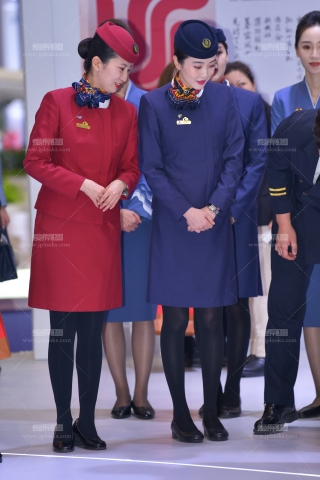 中国国际航空蓝色制服厚黑 251024-40