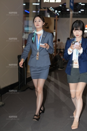 车展篇-雷克萨斯小皮鞋黑丝55P