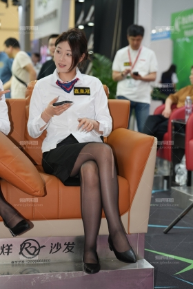 25广州台球展休息的制服黑色姐妹51P