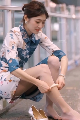 空姐脱鞋又脱丝展现迷人美腿美脚-1mnhx432542