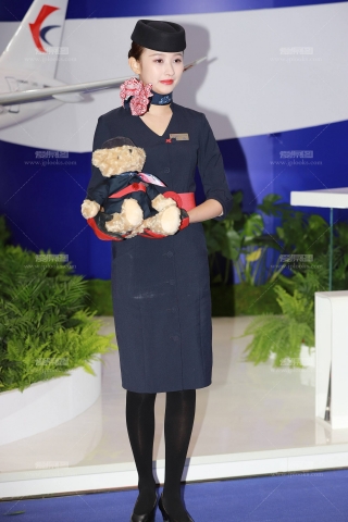 东航厚黑丝肉丝空姐