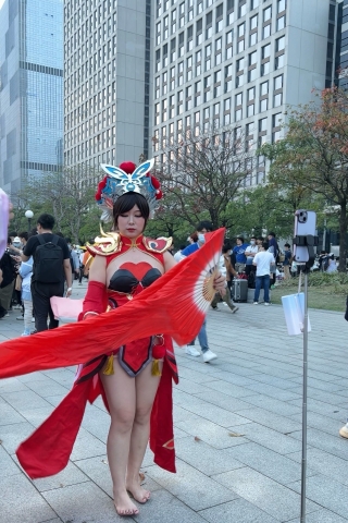 广州漫展—霸王别姬直播裸足